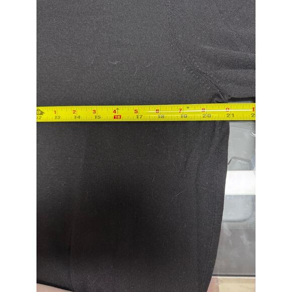 Murano Men’s Black 100% Merino Wool Sweater Size Large New With Tags - Picture 6 of 6